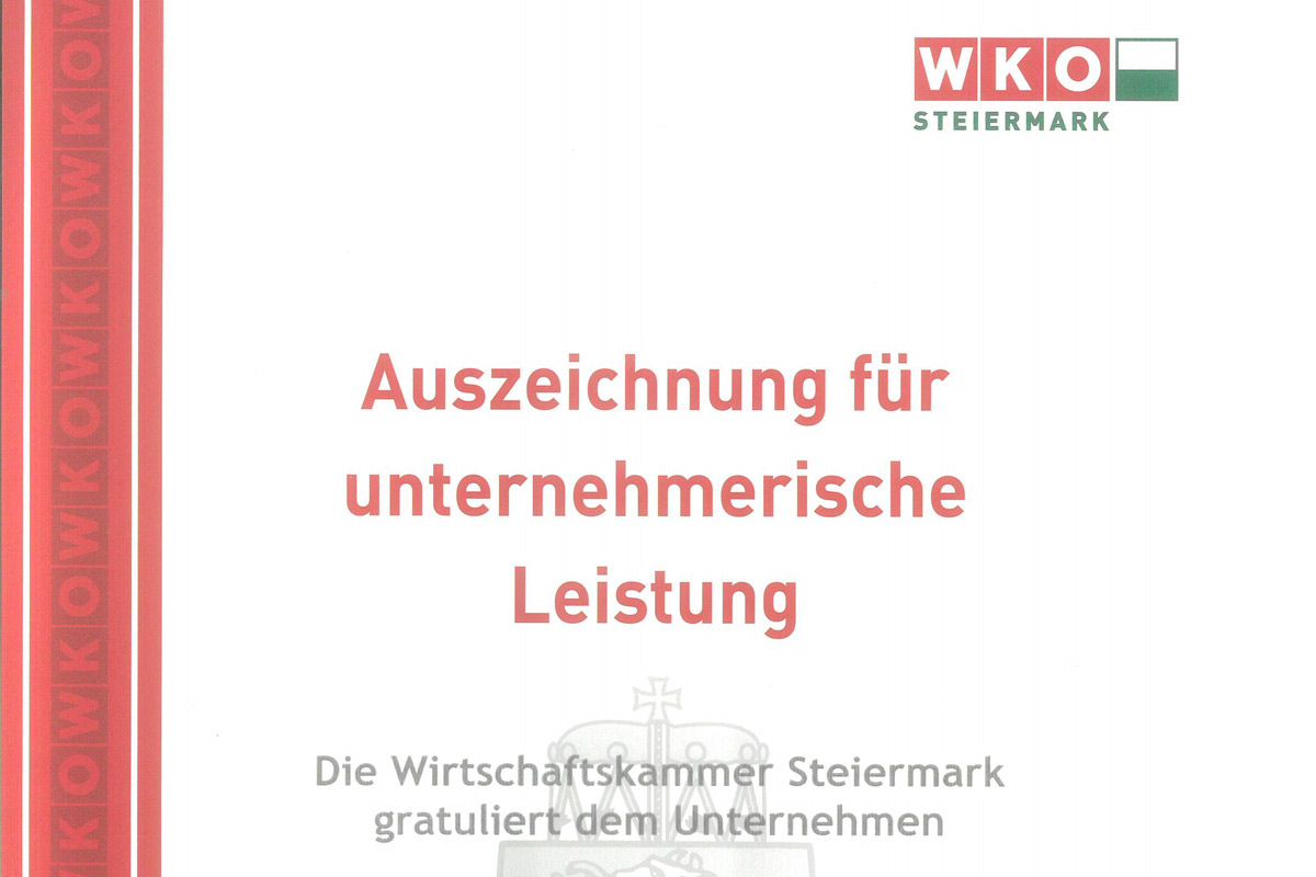 Beitragsbild unserer News zu: Auszeichnung für unternehmerische Leistung