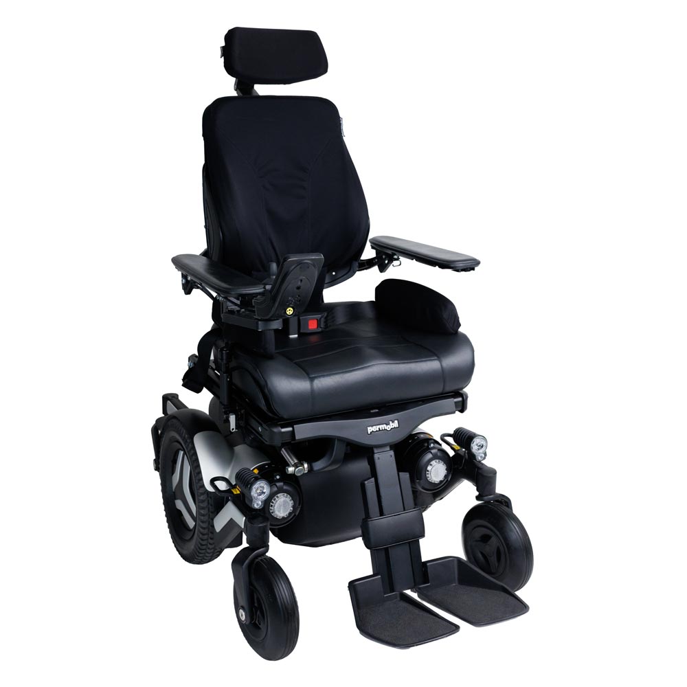 Produktbild von und Link zu: Permobil M5 – Elektrorollstuhl