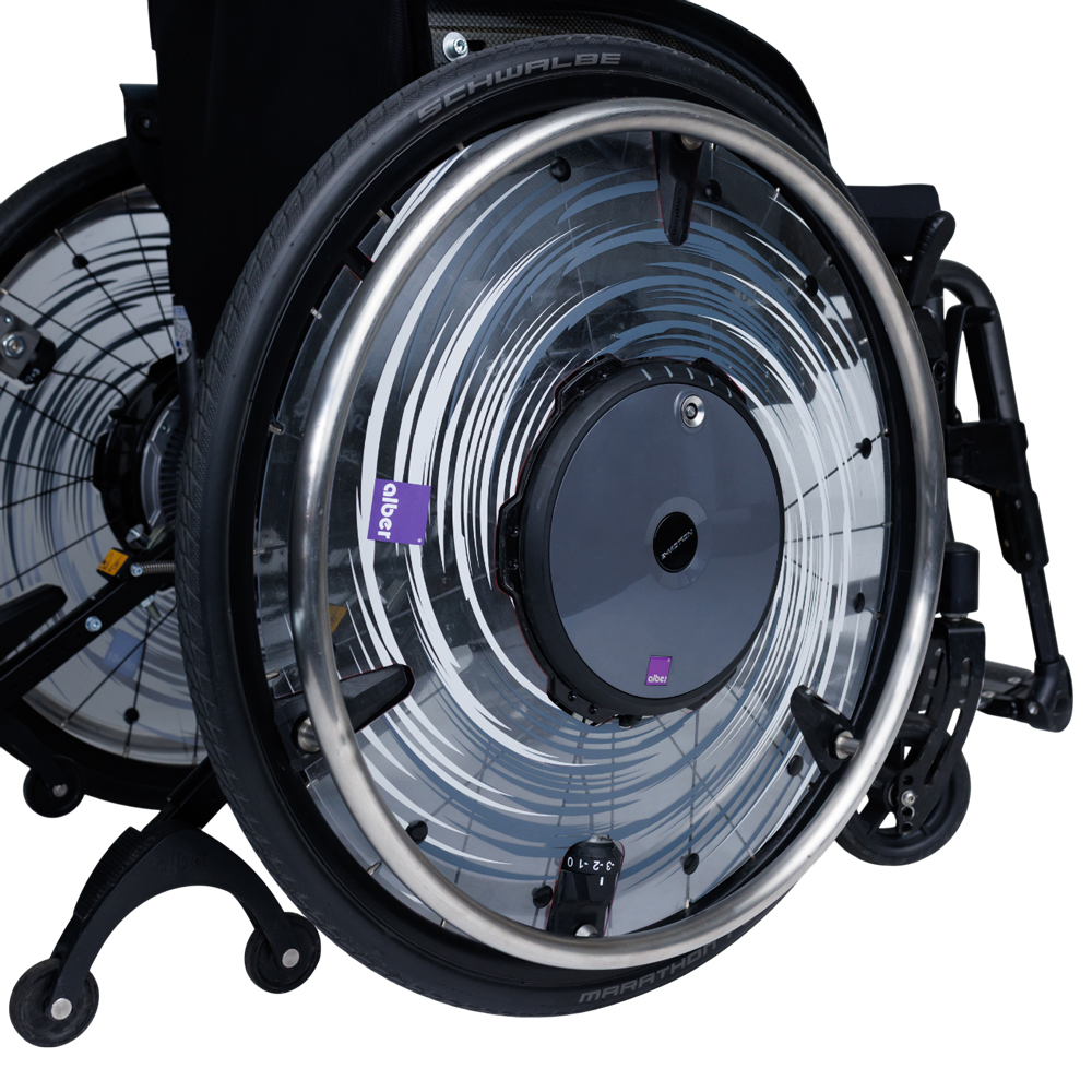 Produktbild von und Link zu: e-motion M25 – Zusatzantrieb